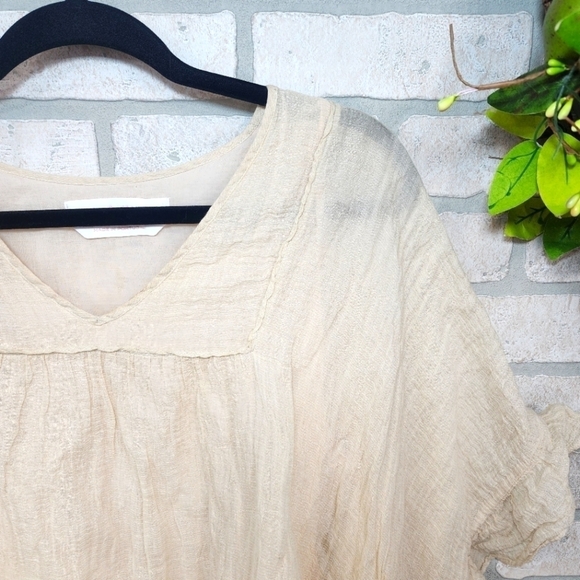 SEE BY CHOLE Pheasant Ruffled Top Size 38 - Picture 5 of 10